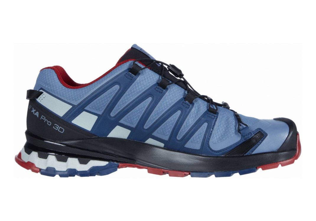 Salomon XA Pro 3D V8 GTX - Flint Stone / Sargasso Sea / Red Dahlia (L409893)