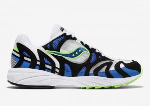 Saucony Grid Azura 2000 White/Blue/Lime