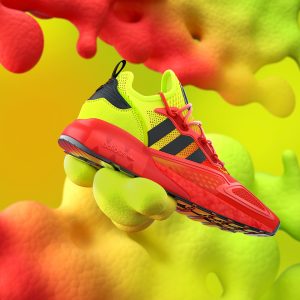 Adidas ZX 2K Boost Solar Yellow/Hi-Vis Red