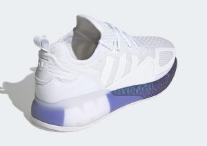 Adidas ZX 2K Boost Cloud White/Boost Blue Violet Metallic
