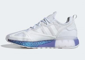 Adidas ZX 2K Boost Cloud White/Boost Blue Violet Metallic
