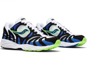 Saucony Grid Azura 2000 White/Blue/Lime
