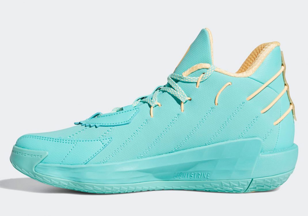 Adidas Dame 7 Acid Mint/Acid Orange/Acid Mint