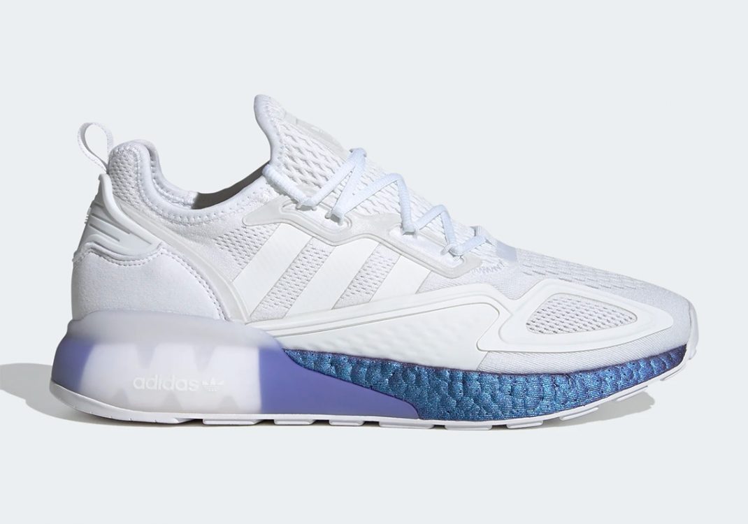 Adidas ZX 2K Boost Cloud White/Boost Blue Violet Metallic