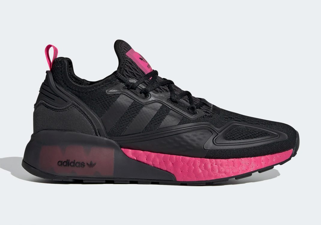 Adidas ZX 2K Boost Core Black/Shock Pink
