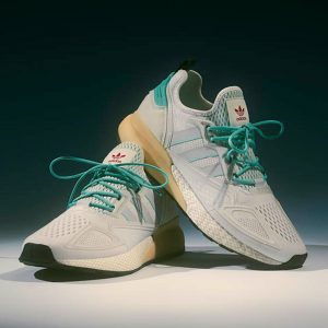Adidas ZX 2K Boost Crystal White/Grey One/Hi-Res Green