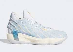 Adidas Dame 7 Halo Blue/Cream White/Cloud White