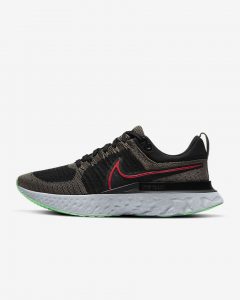Nike React Infinity Run Flyknit 2 Ridge/Black/ Green Glow/Chili