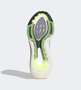 Adidas Ultraboost 21 Core Black/Silver Metallic/Solar Yellow