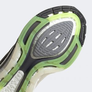 Adidas Ultraboost 21 Core Black/Silver Metallic/Solar Yellow