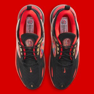 Nike Air Max Zephyr Black/Bright Crimson-Pepper Red-Metallic Gold