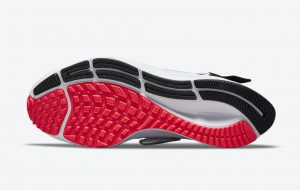 Nike Air Zoom Pegasus 38 Dark White/Black-Flash Crimson-Metallic Silver