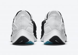 Nike Air Zoom Pegasus 38 Black/White-Chlorine Blue-Metallic Silver