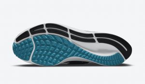 Nike Air Zoom Pegasus 38 Black/White-Chlorine Blue-Metallic Silver