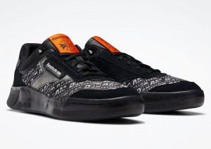 BlackEyePatch x Reebok Club C Legacy Black/Swag Orange/White
