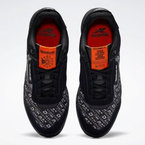 BlackEyePatch x Reebok Club C Legacy Black/Swag Orange/White