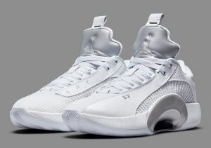 Air Jordan 35 White/White-Metallic Silver