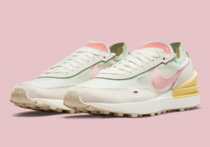 Nike Waffle One Seafoam/Pink Glaze-Sea Glass-Saturn Gold