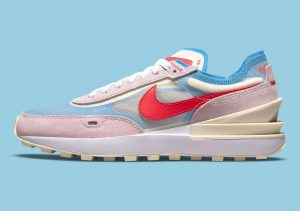 Nike Waffle One Pink/Red/Blue