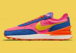 Nike Waffle One Pink/Blue/Yellow/Orange
