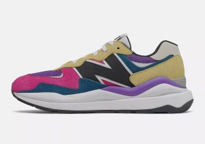 New Balance 57/40 Varsity green with team gold