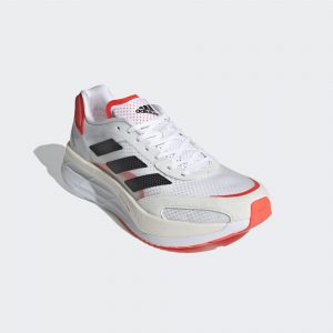 Adidas Adizero Boston 10 Cloud White/Core Black/Solar Red
