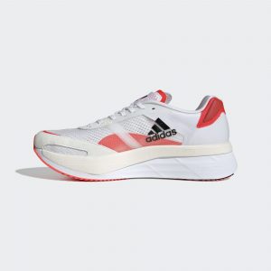 Adidas Adizero Boston 10 Cloud White/Core Black/Solar Red