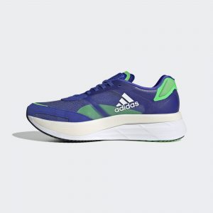 Adidas Adizero Boston 10 Sonic Ink/Cloud White/Screaming Green