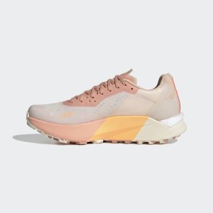 Adidas Terrex Agravic Ultra Wonder White/Gold Metallic/Acid Orange