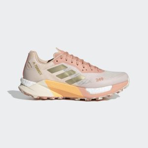Adidas Terrex Agravic Ultra Wonder White/Gold Metallic/Acid Orange