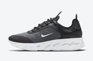 Nike React Live Black/Dark Smoke Grey-White