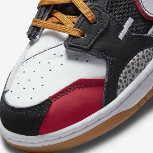 Nike Dunk Scrap Black/Neutral Grey-University Red-White
