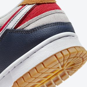 Nike Dunk Scrap Black/Neutral Grey-University Red-White