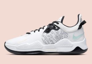 Nike PG 5 White/Multicolor/Glacier Blue