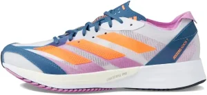 Adidas Adizero Adios 7 Steel Dash Grey Solar Orange Wonder Steel