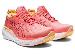 ASICS Gel Nimbus 25 Papaya/Dusty Purple