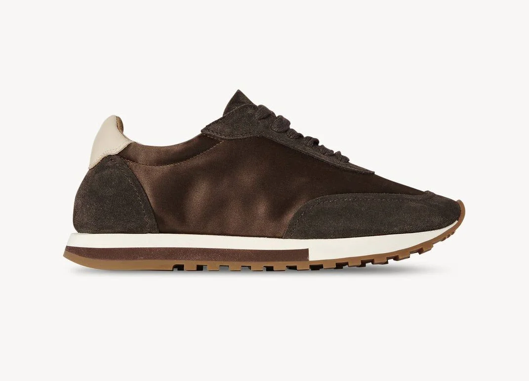 The Row Owen Runner in Suede and Nylon
