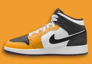Air Jordan 1 Mid Yellow/Ochre/Black