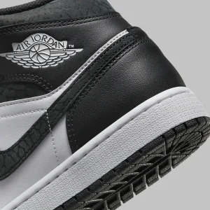 Air Jordan 1 Mid Off-Noir/Black/White