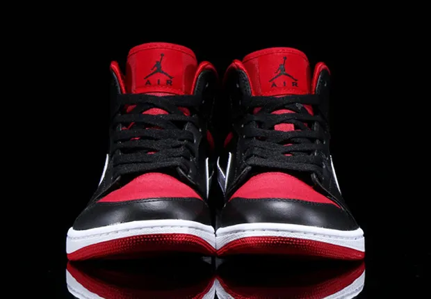 Air Jordan 1 Mid Black/Gym/Red/White