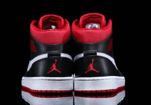 Air Jordan 1 Mid Black/Gym/Red/White