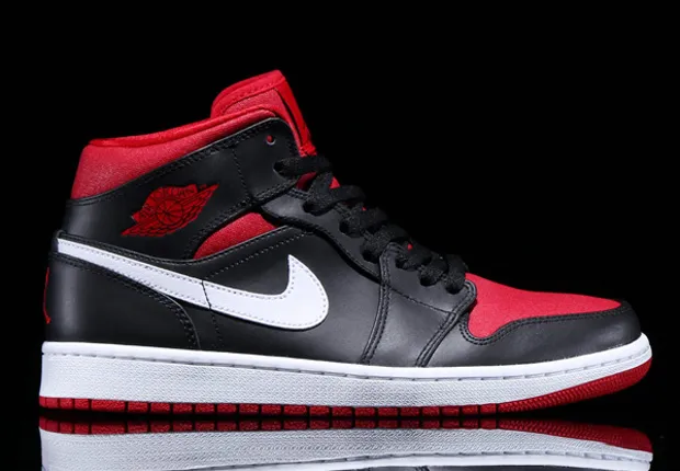 Air Jordan 1 Mid Black/Gym/Red/White