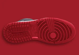 Air Jordan 1 Mid Black/Grey/Red