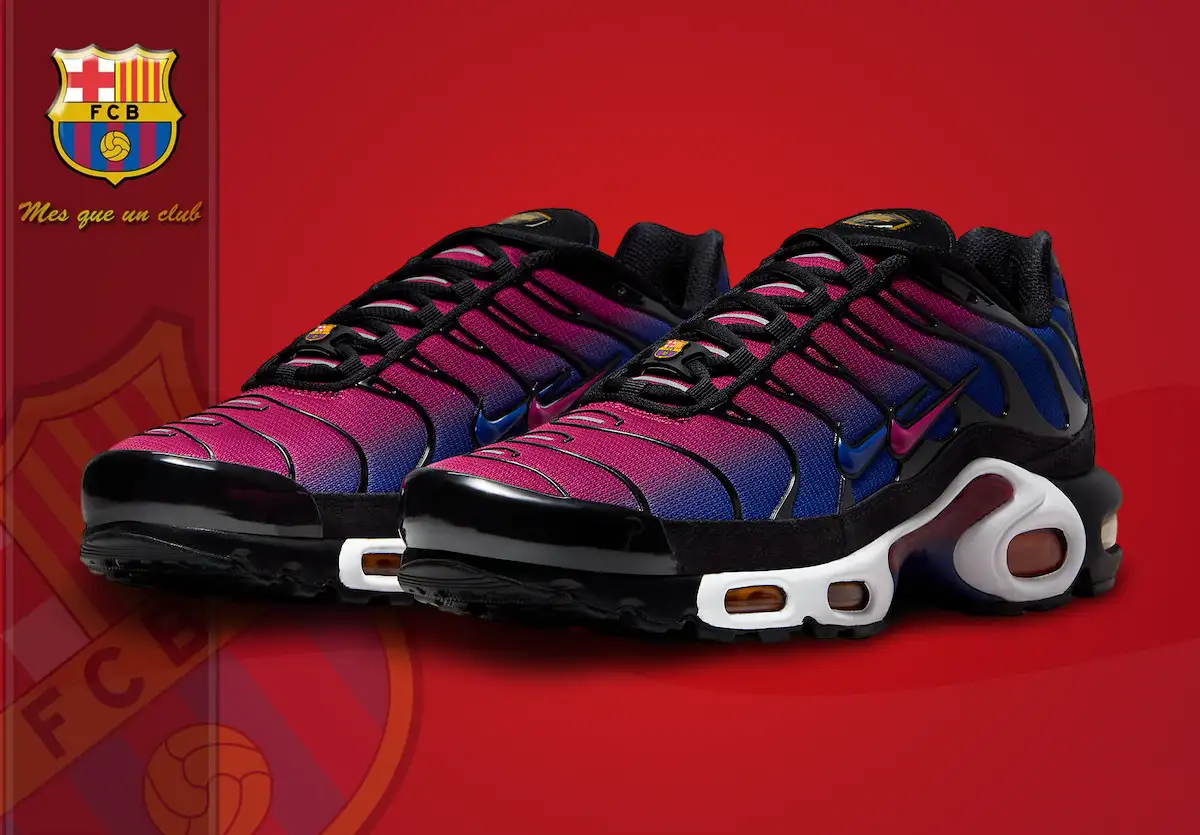 Релиз кроссовок Patta x Nike Air Max Plus в стиле «FC Barcelona»  запланирован на октябрь 2023 года | KrossObzor